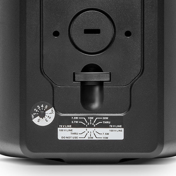 JBL Control 25-1 5 Inch 100 Volt Line Indoor or Outdoor Speaker Black (Control 25)