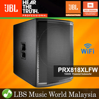 JBL PRX818XLFW 1500 Watt 18 Inch Powered Subwoofer System with Wifi