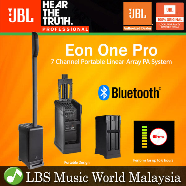 JBL EON ONE PRO 7 Channel Portable Linear-Array PA System with Wireless Microphone and Mic Stand