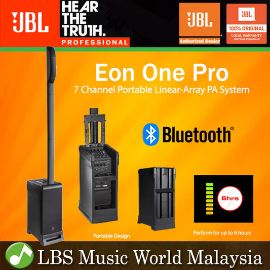 JBL EON ONE PRO 7 Channel Portable Linear-Array PA System with Wireless Microphone and Mic Stand