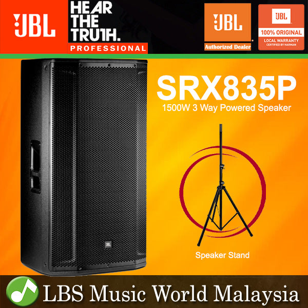 JBL SRX835P 2000 Watt 15 Inch 3 Way Powered PA Speaker System