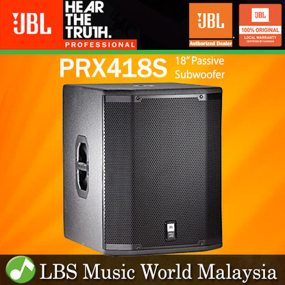 JBL PRX418S 1600W 18" Passive Subwoofer (PRX418)