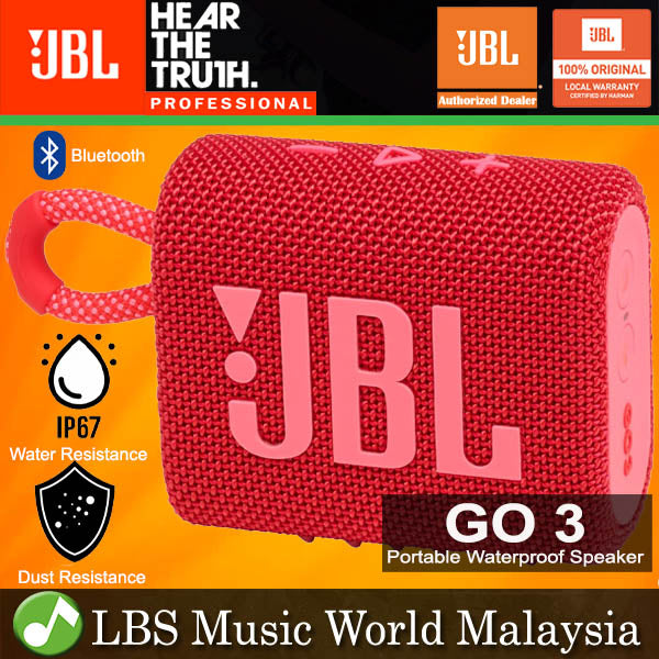 JBL GO 3 Portable Compact Size Waterproof and Dust proof Speaker with Bluetooth (GO3)