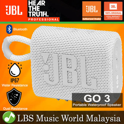 JBL GO 3 Portable Compact Size Waterproof and Dust proof Speaker with Bluetooth (GO3)