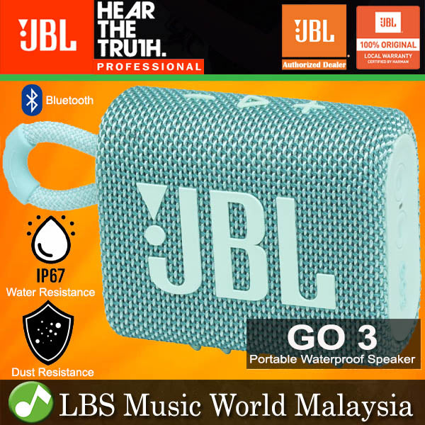 JBL GO 3 Portable Compact Size Waterproof and Dust proof Speaker with Bluetooth (GO3)