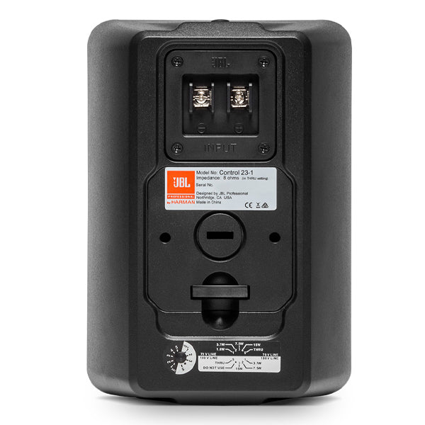 JBL Control 23-1 3 Inch Two-Way Vented Speaker with VMA1120 120W Mixer Amplifier with USB and Bluetooth Package (VMA-1120)