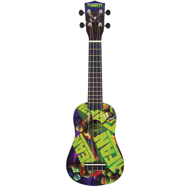 JHS TMUK2 Teenage Mutant Ninja Turtles Ukulele Package With Bag Pitchpipe Plectrum