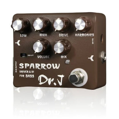 Joyo D-53 Dr.J Sparrow Bass Di Xlr And Drive Effect Guitar Pedal (D53 D 53)