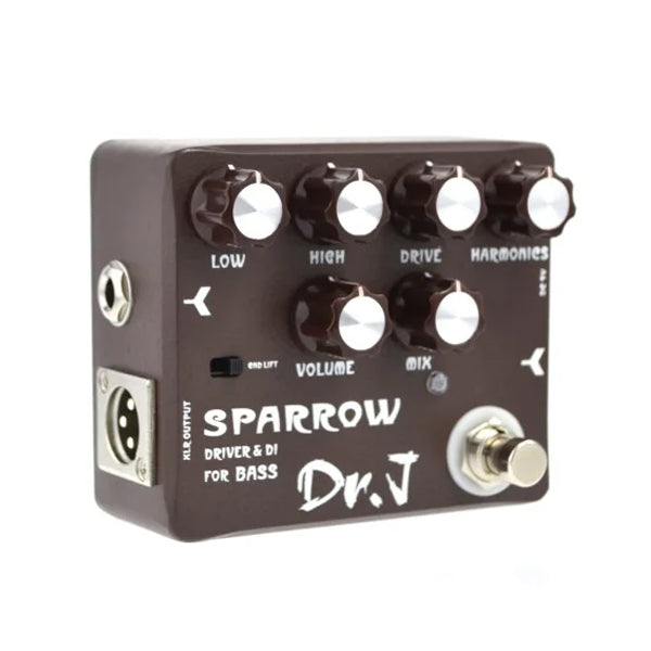 Joyo D-53 Dr.J Sparrow Bass Di Xlr And Drive Effect Guitar Pedal (D53 D 53)