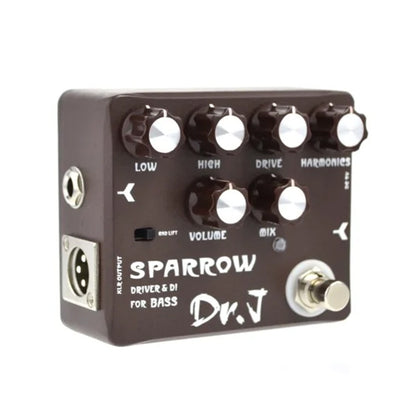 Joyo D-53 Dr.J Sparrow Bass Di Xlr And Drive Effect Guitar Pedal (D53 D 53)