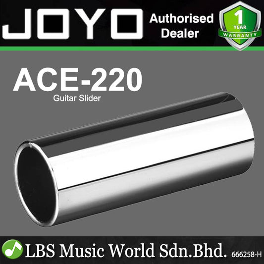 Joyo ACE-220 Chrome Guitar Slide for Electric Acoustic Guitar (ACE220)