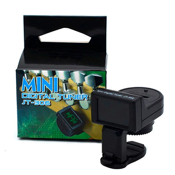 Joyo JT-306 Mini Digital Tuner Clip On for Electric Acoustic Bass Ukulele Violin (JT306 JT 306)