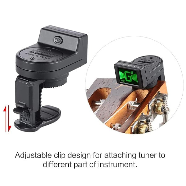 Joyo JT-306 Mini Digital Tuner Clip On for Electric Acoustic Bass Ukulele Violin (JT306 JT 306)