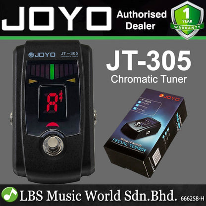 JOYO JT-305 Guitar Effect Pedal Floor Tuner Chromatic Very Dark Black (JT305 JT 305)