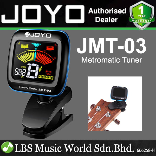 Joyo JMT-03 Portable Clip On Digital Tuner Metronome for Guitar Bass Ukulele Violin (JMT03 JMT 03)