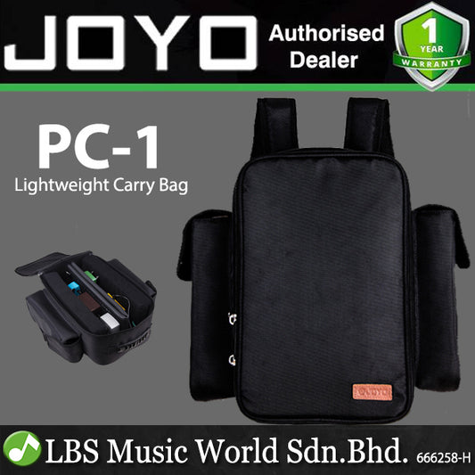 Joyo PC-1 Two Sides Pockets Lightweight Carry Bag Soft Case for Guitar Effects Pedal (PC1)