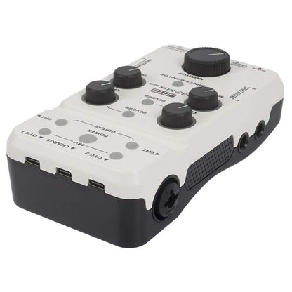 Joyo MOMIX PRO Portable Audio Mixer and USB Interface for Recording or Live Streaming