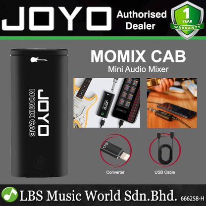Joyo MOMIX CAB Portable Pocket USB Sound Card and Audio Interface For Recording And Live Streaming (Irig)