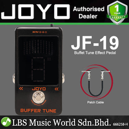 Joyo JF-19 Buffer Tune Electric Guitar Effect Pedal Switch Accurate Tuning (JF19)