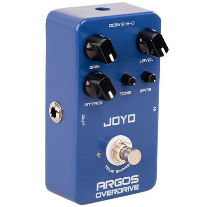 Joyo JF-23 Argos Overdrive Electric Guitar Effect Pedal Built in Circuit Attenuates Signal (JF23)