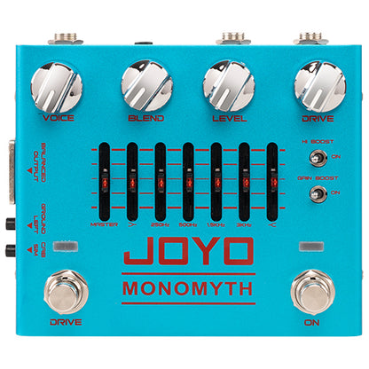 Joyo R-26 Monomyth Bass Preamp Multiple Tone Sculpting Electric Bass Guitar Effect Pedal (R26)