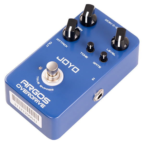 Joyo JF-23 Argos Overdrive Electric Guitar Effect Pedal Built in Circuit Attenuates Signal (JF23)