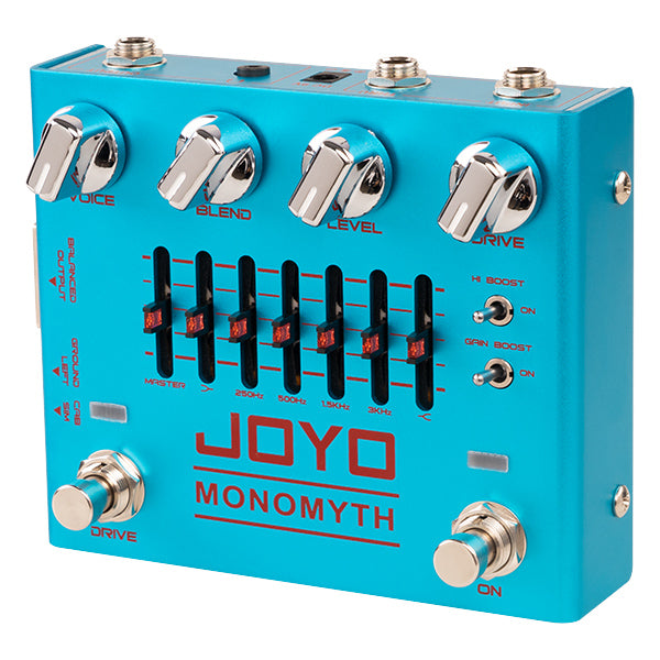 Joyo R-26 Monomyth Bass Preamp Multiple Tone Sculpting Electric Bass Guitar Effect Pedal (R26)