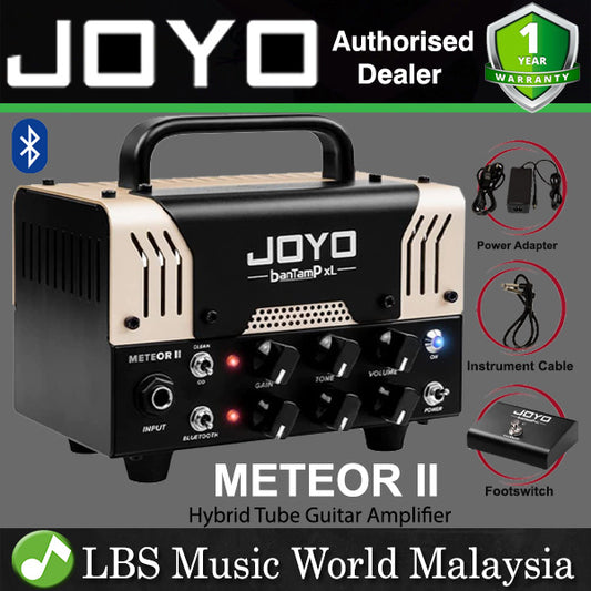 Joyo METEOR II 20 Watt Amplifier Head BanTamP XL Electric Guitar Speaker Tube Amp with Bluetooth (METEOR 2)