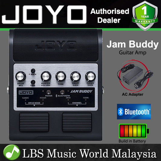 Joyo Jam Buddy Dual Channel 2x4 Watt Amplifier Portable Effect Pedal Speaker Amp for Electric Guitar - Black