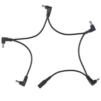 Joyo CM-24 5 Way Daisy Chain Right Angle Jack for Guitar Effect Power Supply (CM24)