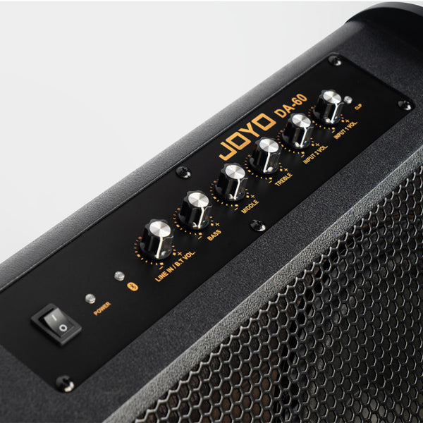 Joyo DA-60 60 Watt Personal Monitor Speaker Amplifier for Keyboard, Drum & Electric Bass Guitar with Bluetooth Amp (DA60)