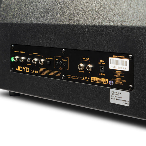 Joyo DA-60 60 Watt Personal Monitor Speaker Amplifier for Keyboard, Drum & Electric Bass Guitar with Bluetooth Amp (DA60)