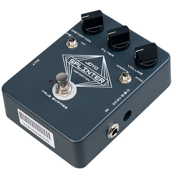 Joyo JF-21 Splinter Distortion True Bypass Pedal for Electric Guitar Effects (JF21 JF 21)