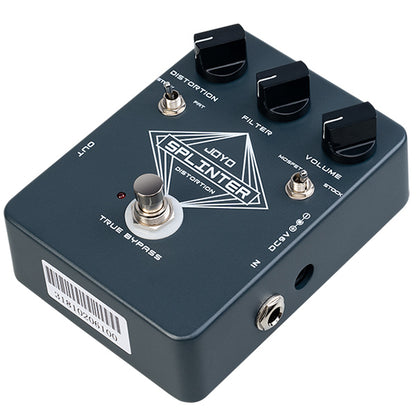 Joyo JF-21 Splinter Distortion True Bypass Pedal for Electric Guitar Effects (JF21 JF 21)