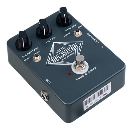 Joyo JF-21 Splinter Distortion True Bypass Pedal for Electric Guitar Effects (JF21 JF 21)