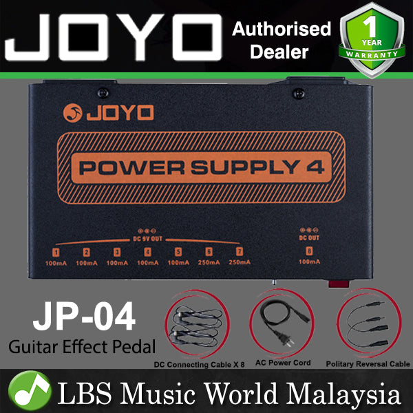 Joyo JP-04 Isolated Power Supply 4 For Guitar Effect Pedals (JP04 JP 04)