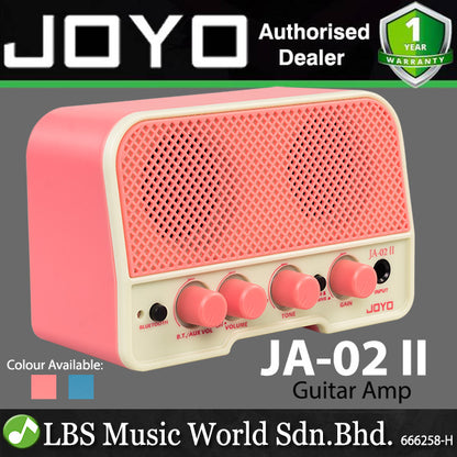 Joyo JA-02 II 5 Watt Mini Practice Guitar Amplifier Combo Portable Rechargeable Amp with Bluetooth (JA02 II)