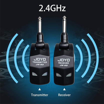 Joyo JW-03 Digital Wireless Guitar Transmitter and Receiver With Rechargeable Battery (JW01 JW 01)