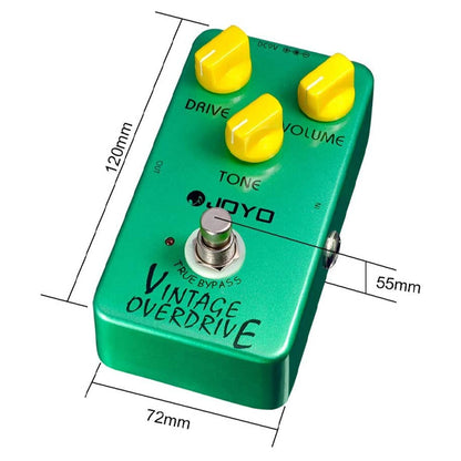 Joyo JF-01 Vintage Overdrive Classic Tube Screamer Effect Pedal for Electric Guitar (JF01 JF 01)