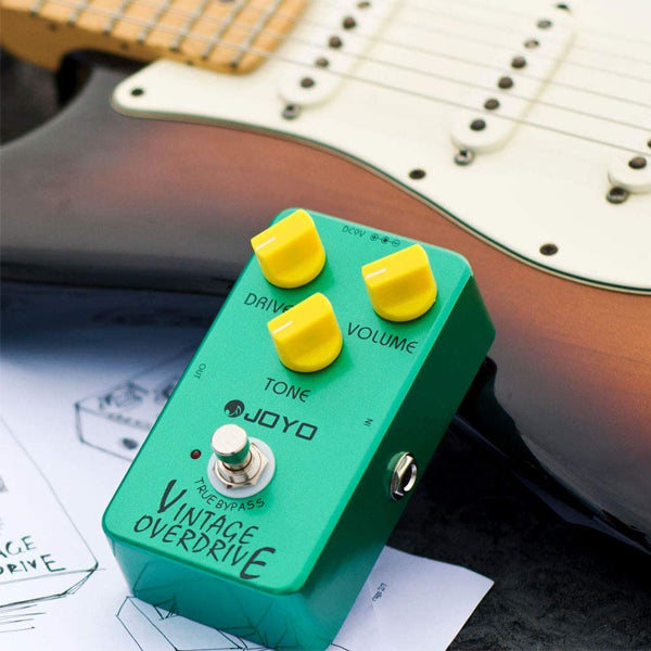 Joyo JF-01 Vintage Overdrive Classic Tube Screamer Effect Pedal for Electric Guitar (JF01 JF 01)