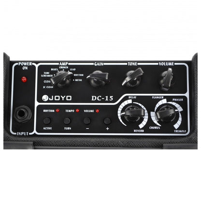 Joyo DC-15 15W Digital Guitar Amplifier with Delay Reverb Effect 36 Pattern Drum Speaker Amp (DC15 DC 15)