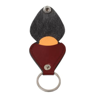 Joyo ACE8 Real Cow Leather Guitar Pick Holder Key Chain Pick Collection (ACE 8)