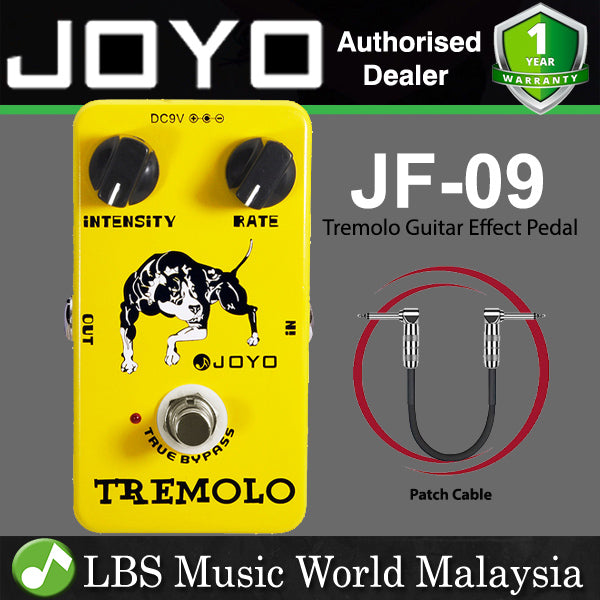 Joyo JF-09 Tremolo Circuitry of Beloved Classic Tube Amplifiers for Electric Guitar Effect Pedal (JF09 JF 09)