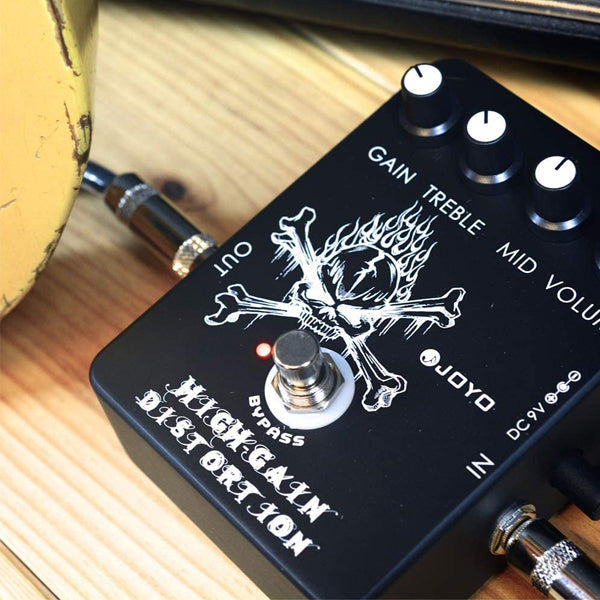 Joyo JF-04 High Gain Distortion Pedal Crunch to Heavy Metal with EQ and Tone Control for Electric Guitar Effect (JF04 JF 04)