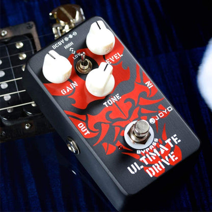 Joyo JF-02 Ultimate Drive Rich Bordering on Distortion Overdrive Pedal for Electric Guitar Effect (JF02 JF 02)