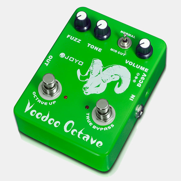 Joyo JF-12 Voodoo Octave Germanium Fuzz 60's Rock Electric Guitar Effect Pedal with MID Cut (JF12 JF 12)