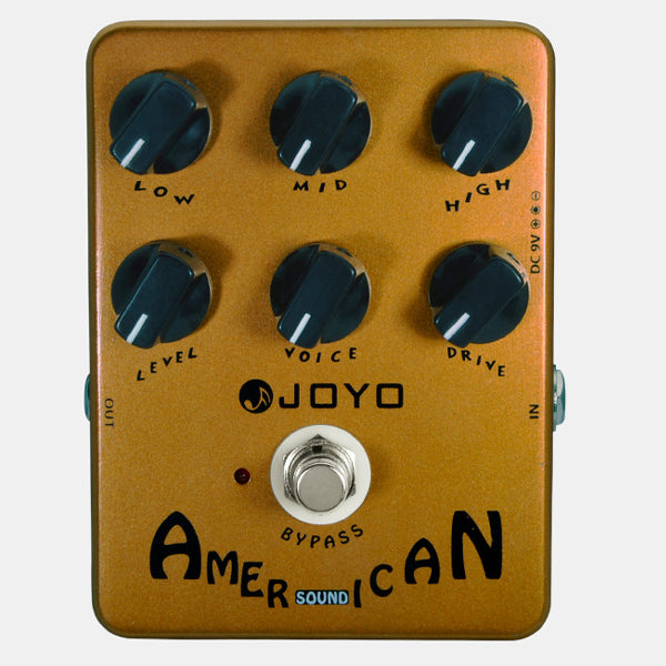 Joyo JF-14 American Sound Overdrive Electric Guitar Effect Pedal 57 Deluxe Sound (JF14 JF 14)