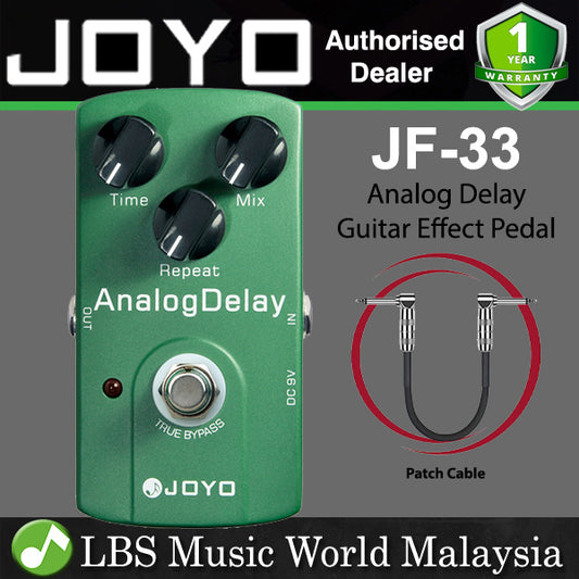 Joyo JF-33 Analog Delay Mild and Mellow Circuit Effect Pedal for Electric Guitar (JF33 JF 33)