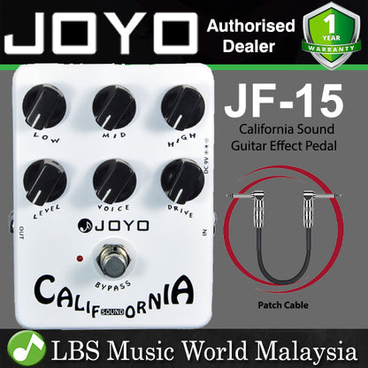 Joyo JF-15 California Sound Guitar Effect Pedal Amp Overdrive to Distortion Simulator (JF15 JF 15)