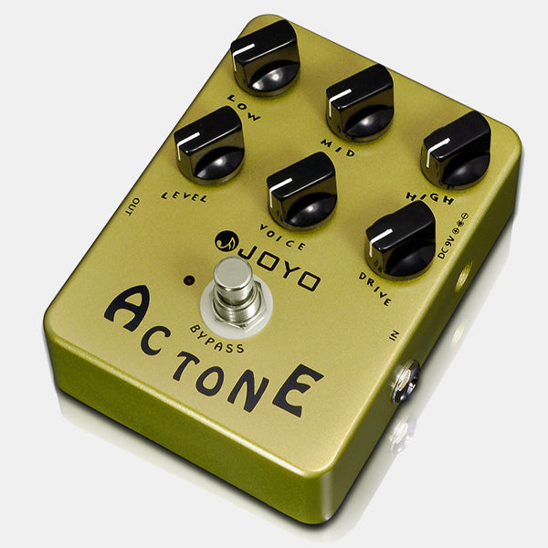 Joyo JF-13 AC Tone Vintage Tube Amplifier Effects Pedal Analog Circuit British Rock Distortion Sound for Electric Guitar Effect (JF13 JF 13)